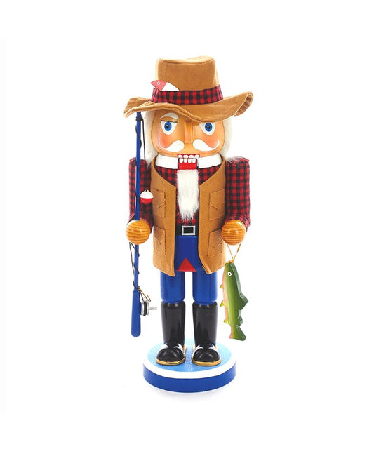 15" Fisherman Nutcracker