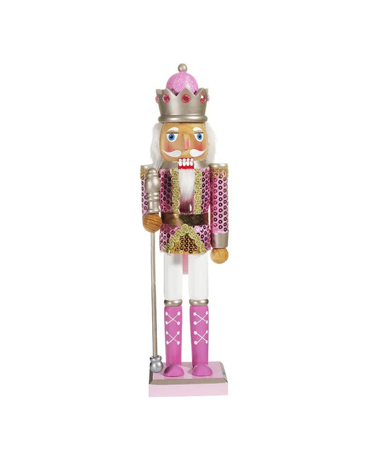 15" Pink Soldier Nutcracker