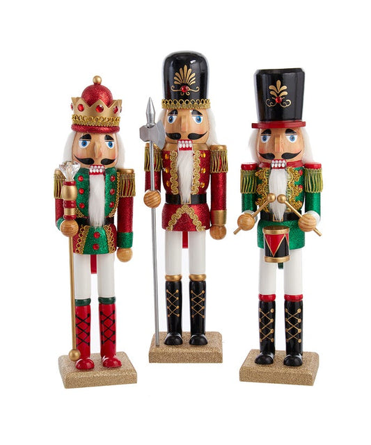 15" Glitter Nutcrackers