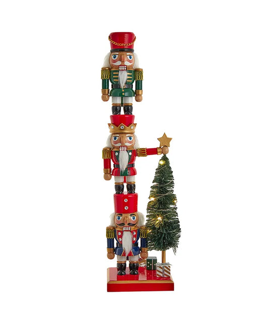 18" Battery-Operated Nutcracker With Tree