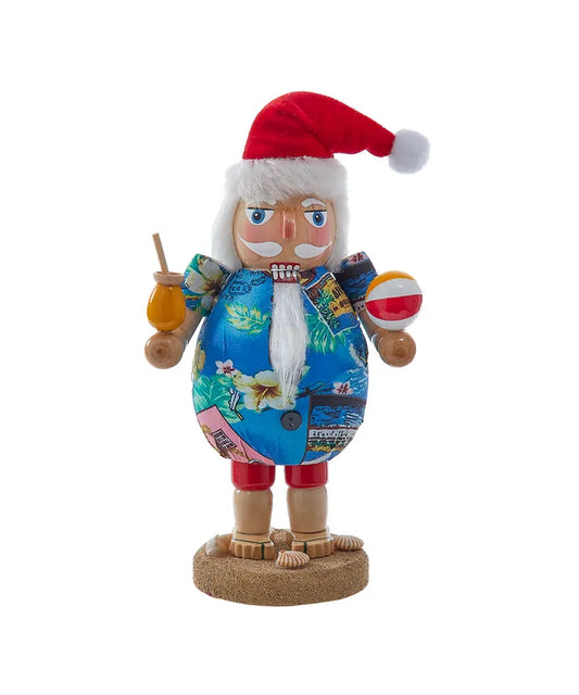 9" Tropical Beach Santa Nutcracker