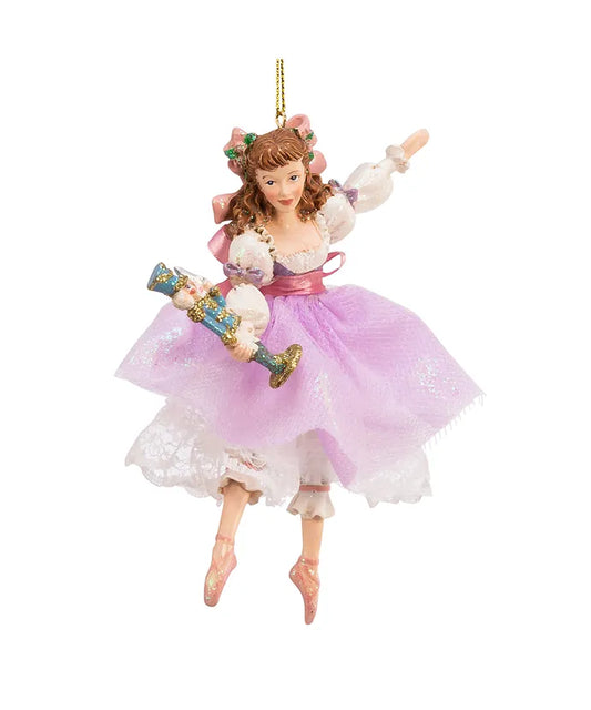 6" Resin Nutcracker Suite Clara Ornament