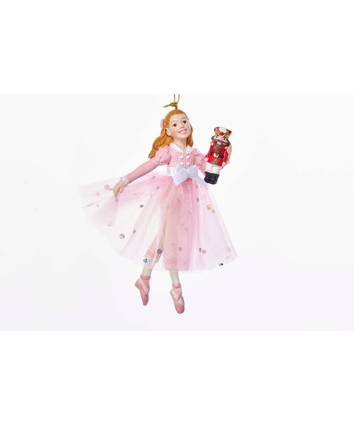 5" Resin Pink Clara Ornament