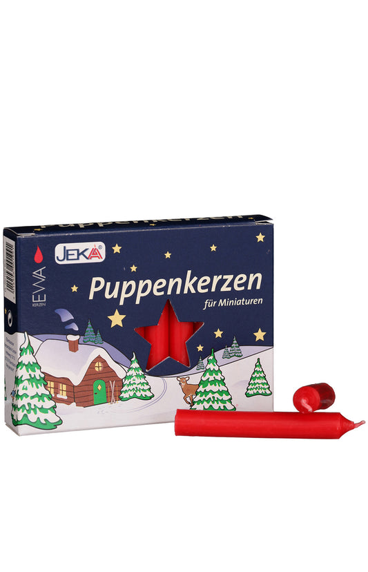 German Candle for Pyramid-Small Red