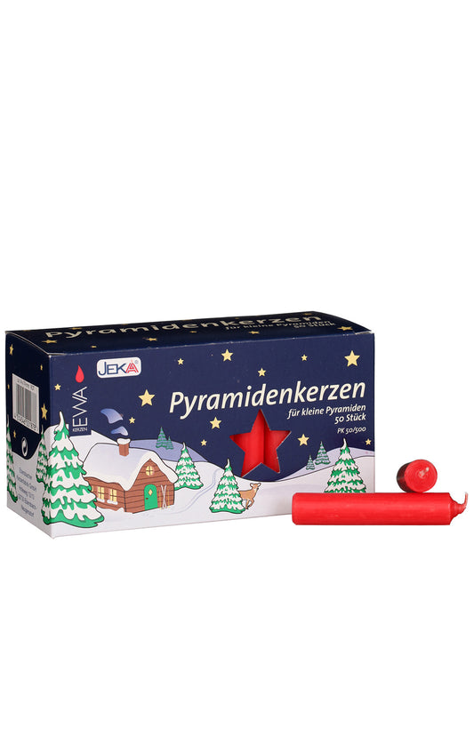 German Candle for Pyramid-Medium Red