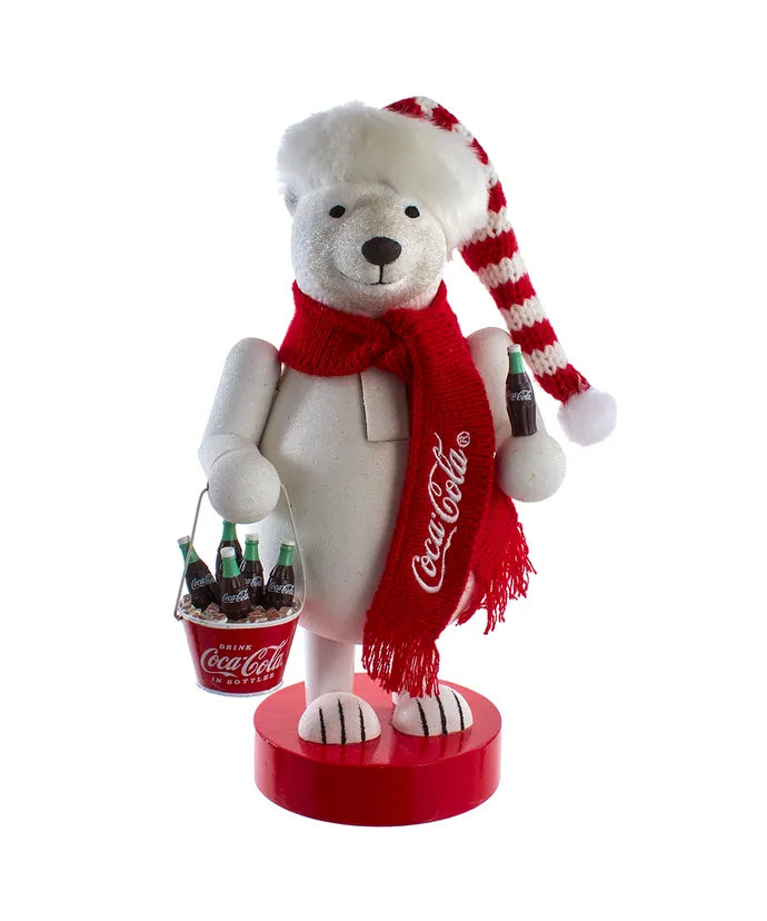 14" Coca-Cola® Polar Bear Nutcracker