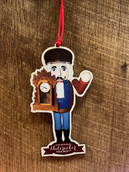 Clarence the Clockmaker 2024 Replica Nutcracker Ornament