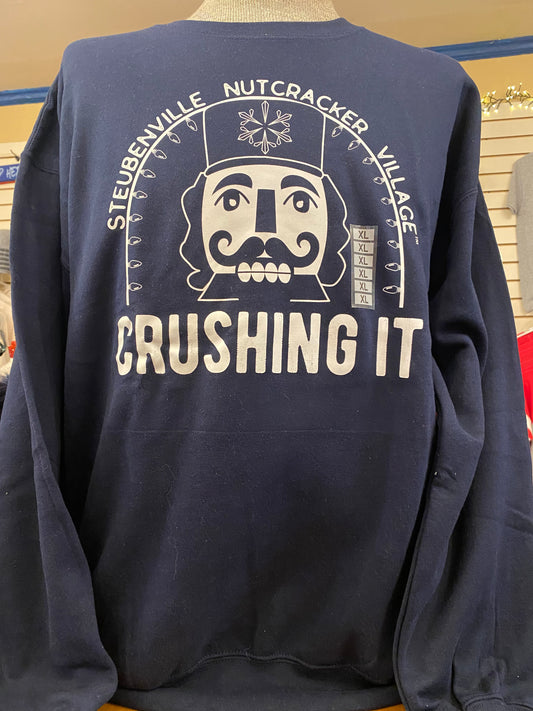 "Crushing It" Steubenville Nutcracker Village Crewneck