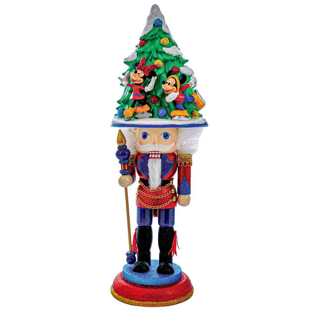 16.25“ Disney© Mickey and Minnie Mouse Ice Skating Hollywood™ Nutcracker