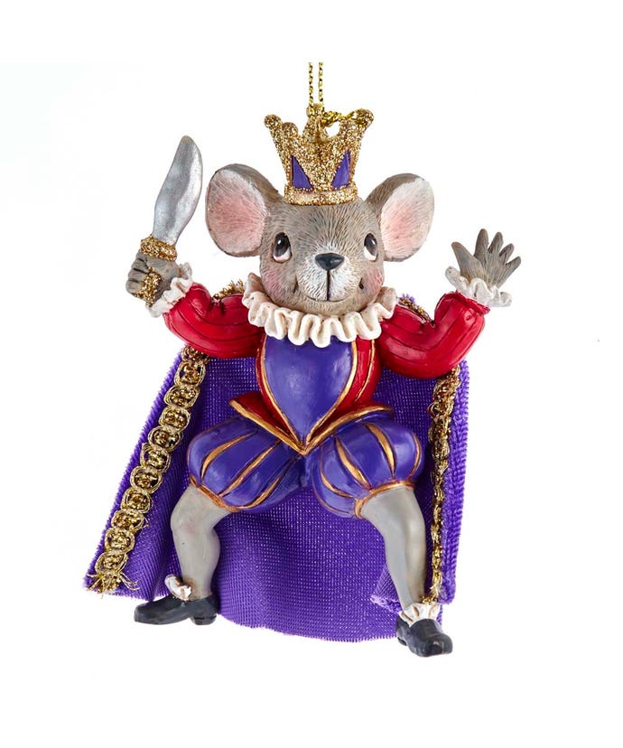 Nutcracker Suite Children's Mouse King Ornament