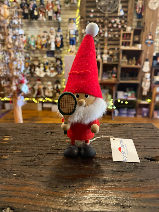 Elf Tennis Player Gnome