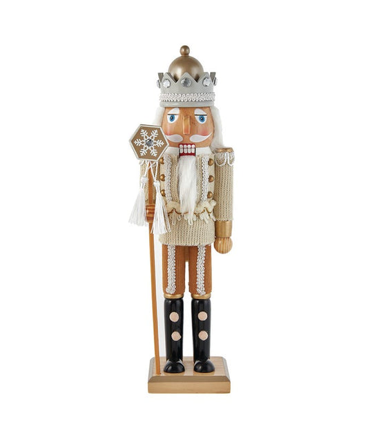 15" Macramé Nutcracker