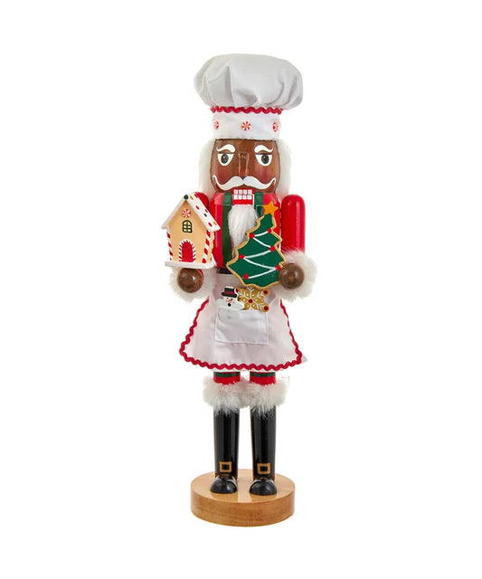 15" African American Chef Nutcracker