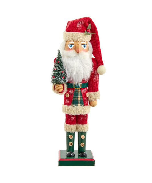 15" Wooden Santa Nutcracker