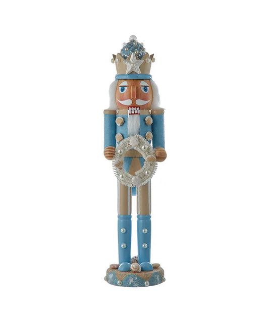 15" Wooden Beach Nutcracker