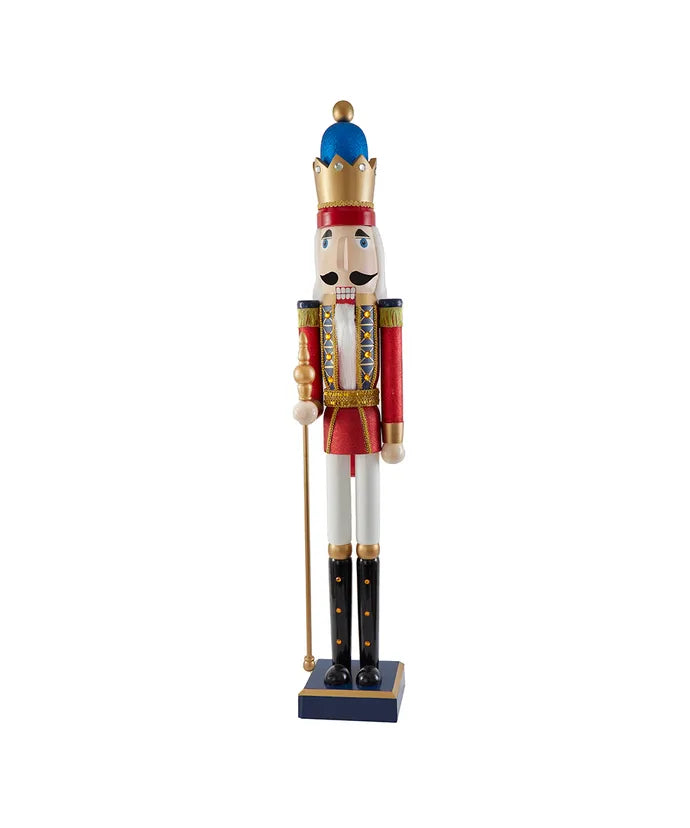 48" Red & Blue King Nutcracker