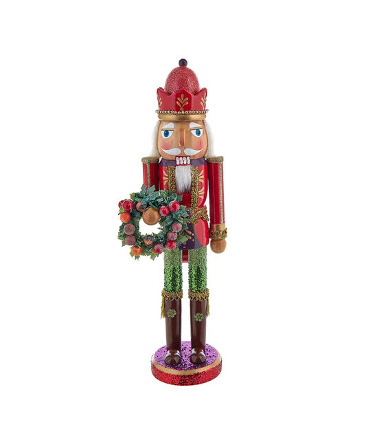 15" Wooden Sugar Frost Nutcracker