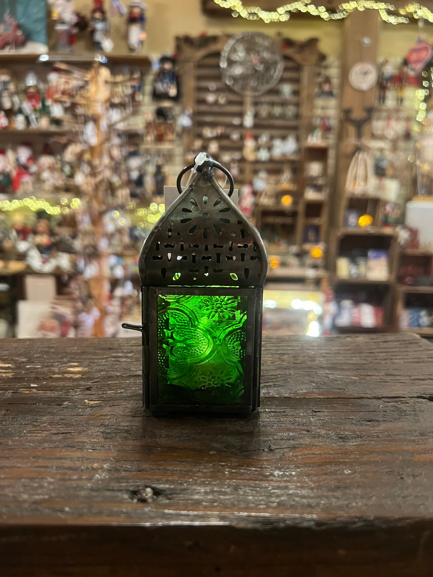 Green Tea Light Lantern
