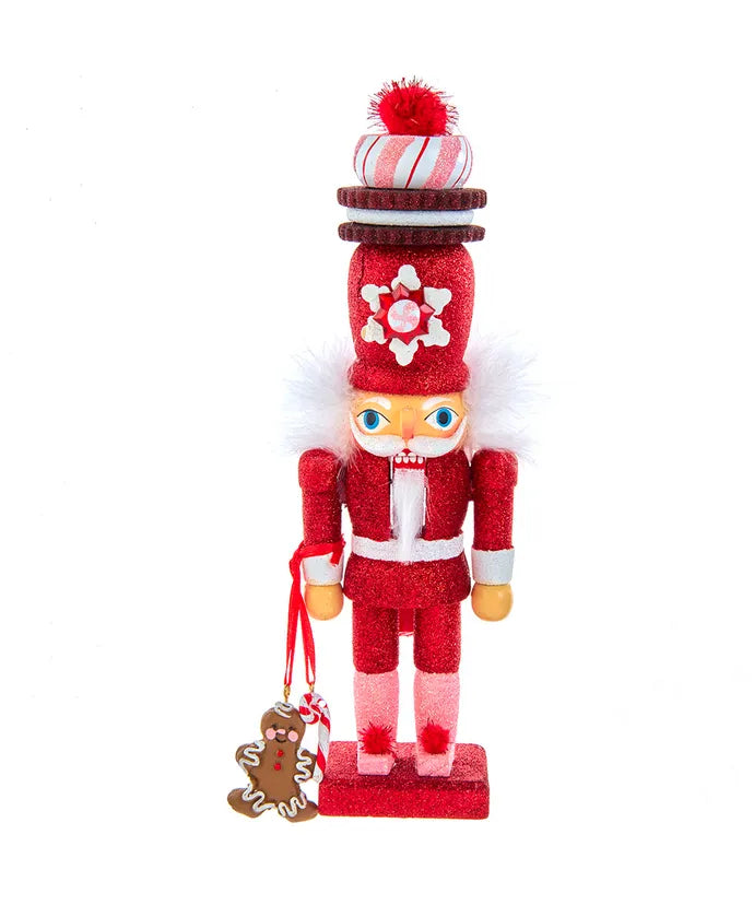 12" Hollywood Nutcrackers™ Gingerbread With Cookie Hat Nutcracker