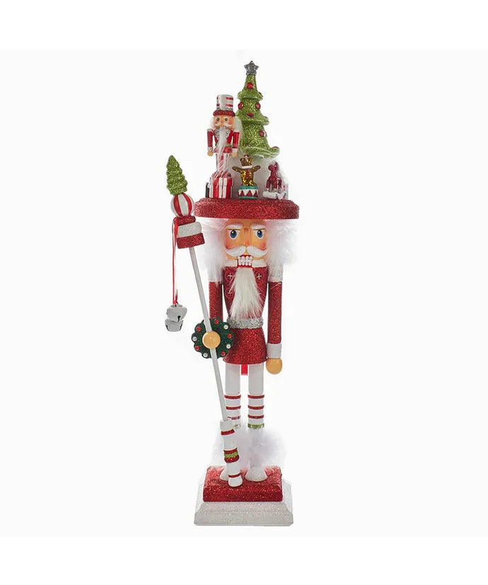 18" Hollywood Nutcrackers™ Christmas Tree Hat Nutcracker