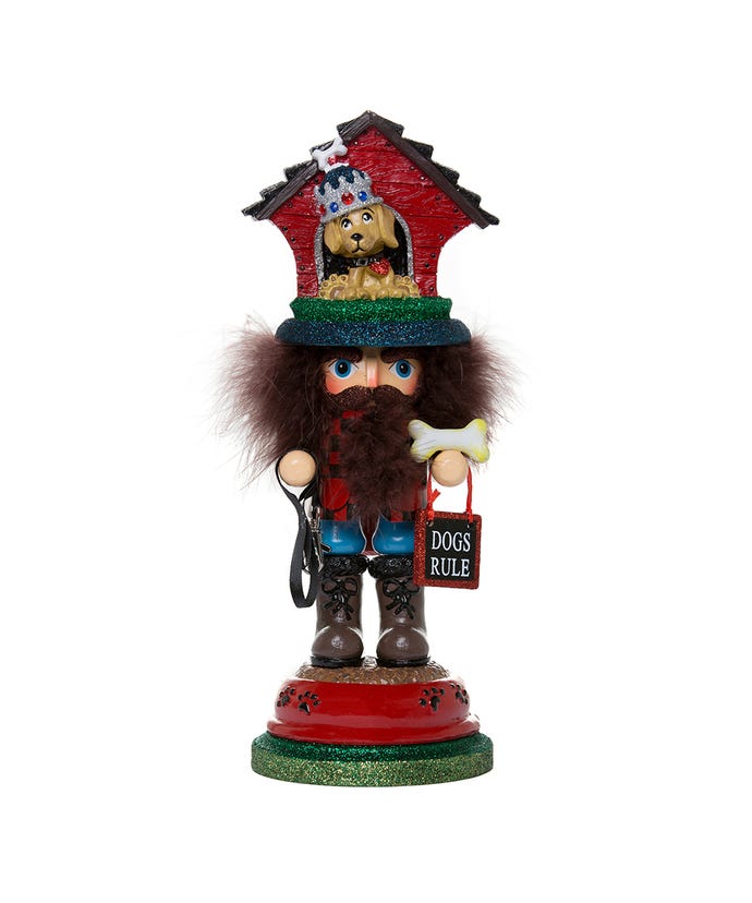 13" Doghouse Hat Nutcracker