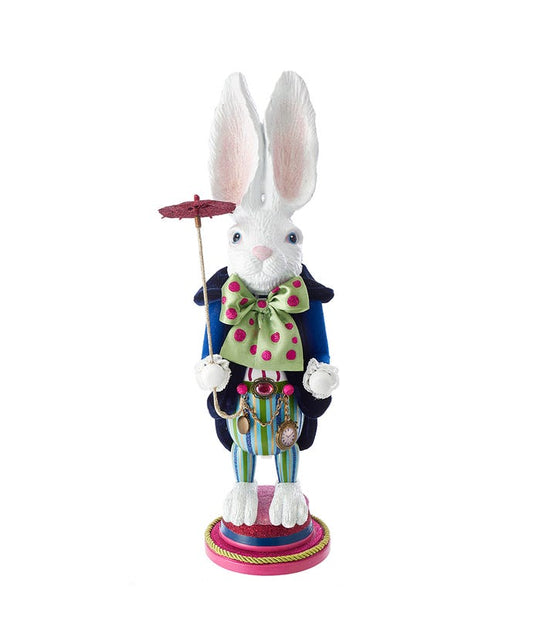 18" Hollywood Nutcrackers™ White Rabbit Nutcracker