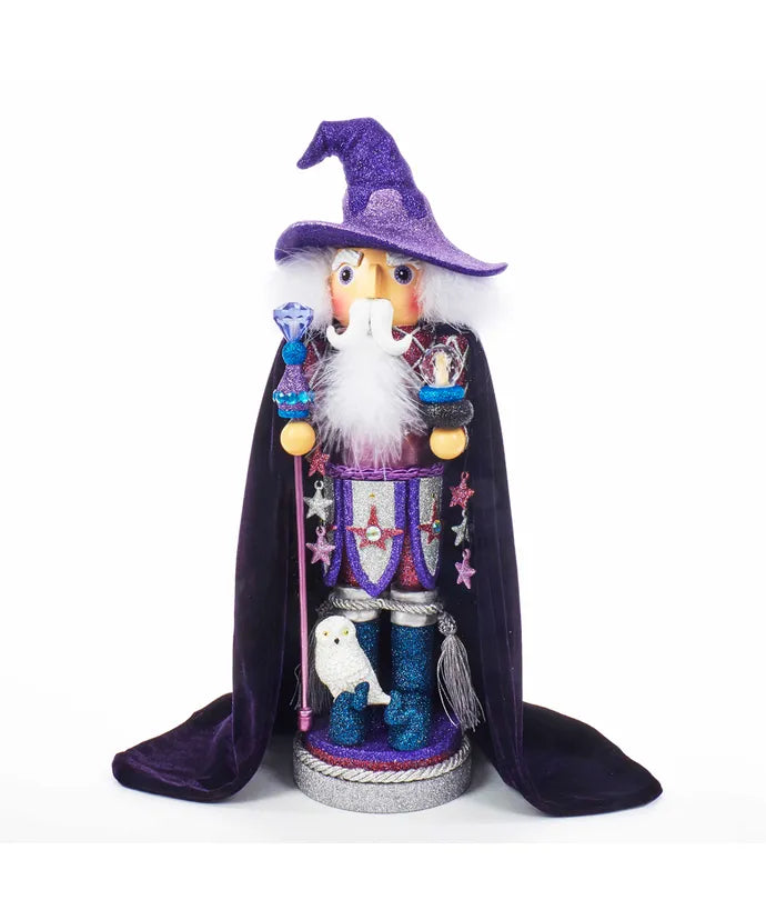 18" Hollywood Nutcrackers™ Purple Wizard Nutcracker