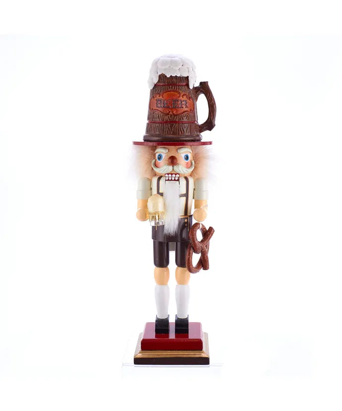 17.5" Hollywood Nutcrackers™ Beer and Pretzel Nutcracker