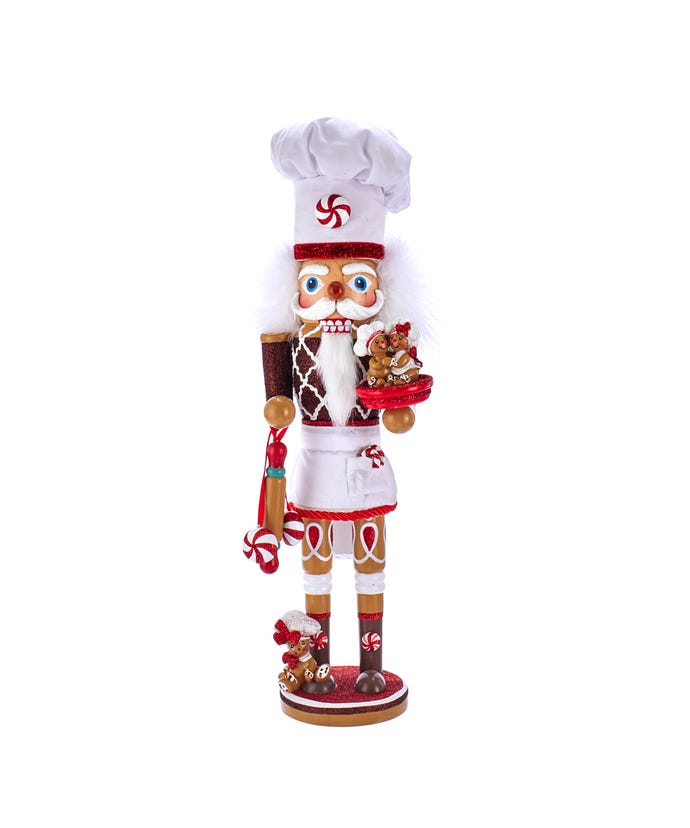 15.5" Hollywood Nutcrackers™ Gingerbread Chef Nutcracker