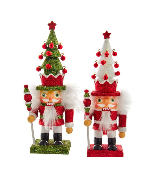 9.25" Hollywood Nutcrackers™ Tree Hat Nutcrackers, 2 Assorted