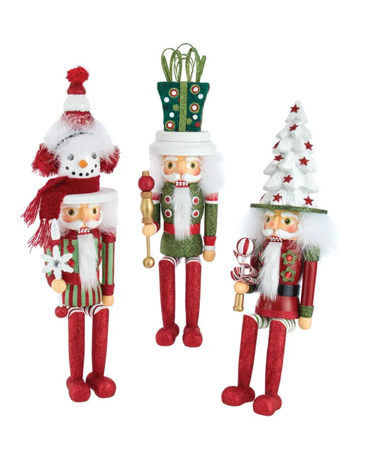 17" Hollywood Nutcrackers™ Shelf Sitters, 3 Assorted