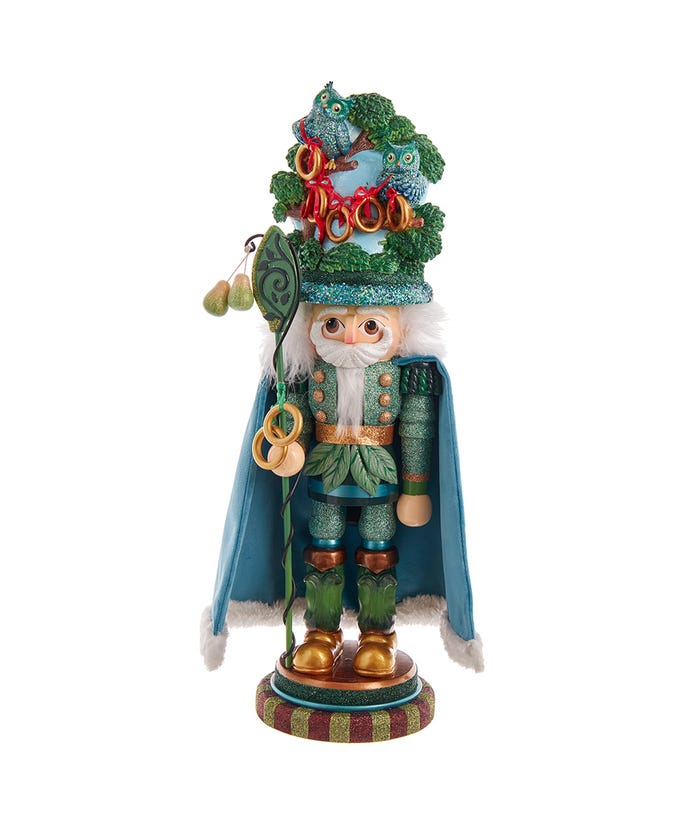 17.5" Hollywood Nutcrackers™ Five Golden Rings Nutcracker (5th in Series)