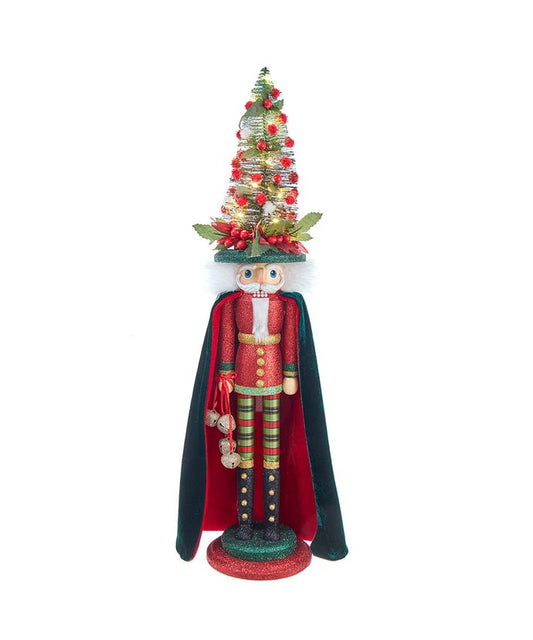 24" Hollywood Nutcrackers™ LED Christmas Tree Hat Nutcracker