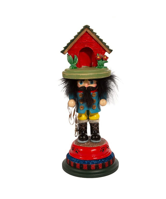 14" Hollywood Nutcrackers™ Dog House Hat Nutcracker