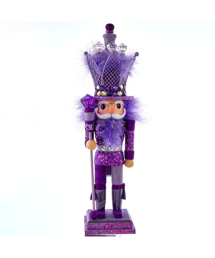 20" Hollywood Nutcrackers™ Purple King Nutcracker