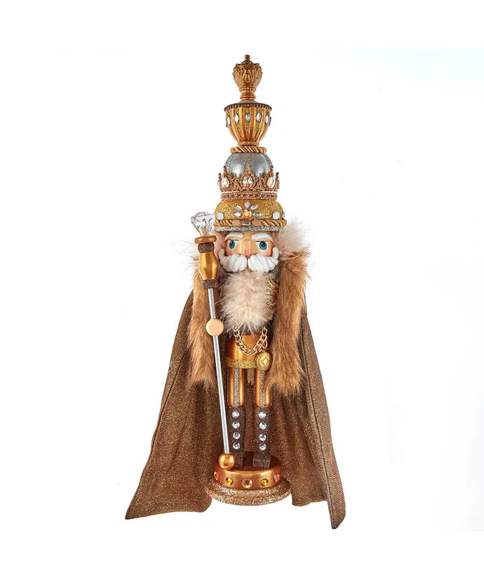 17.5" Hollywood Nutcrackers™ Gold King Nutcracker