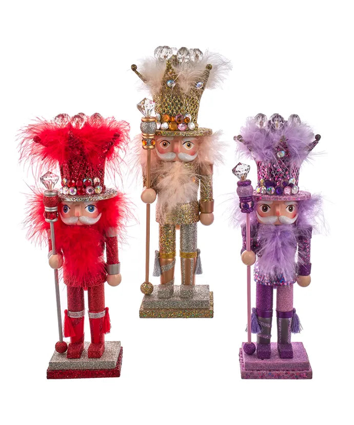 12" Gold, Red and Purple Hollywood Nutcrackers™