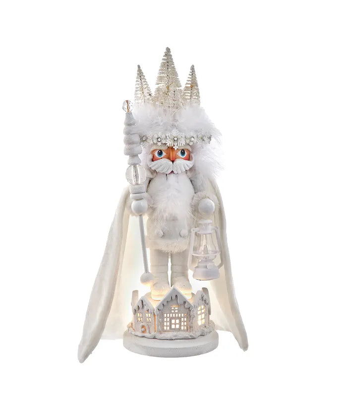 15" Hollywood Nutcrackers™ White Winter LED Hat Nutcracker