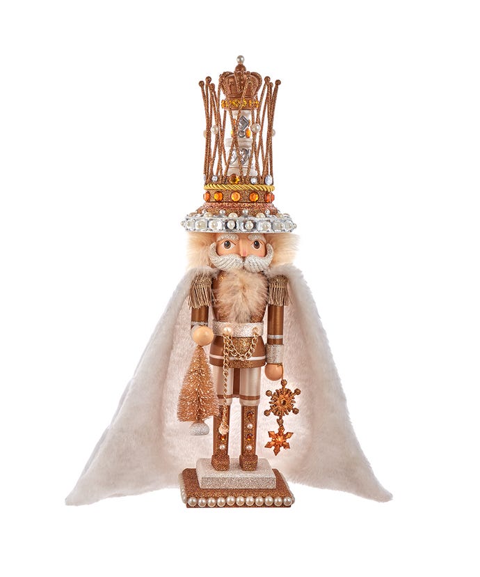 18.5" Hollywood Nutcrackers™ Gold Gem King Nutcracker