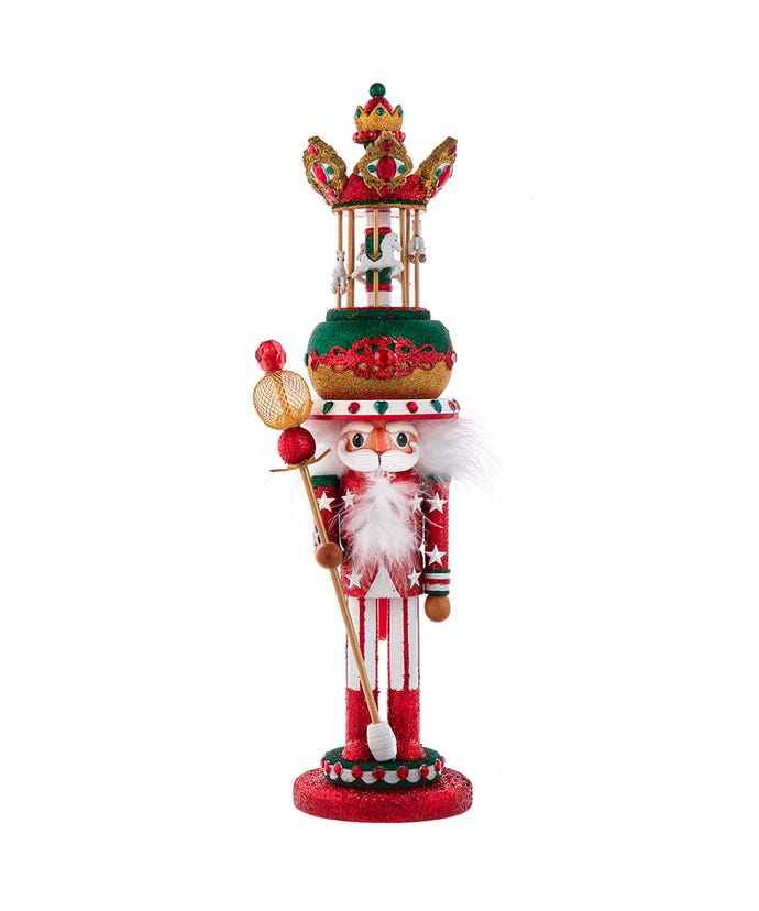 15" Hollywood Nutcrackers™ Musical Carousel Hat Nutcracker