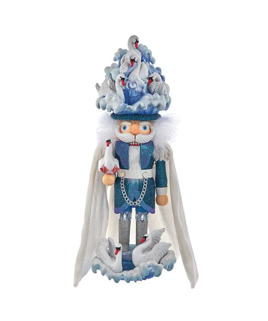 18" Hollywood Nutcrackers™ Seven Swans Swimming Nutcracker (7th in The 12 Days Of Christmas Series)