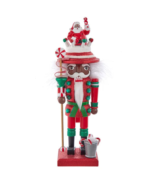 10" Hollywood Nutcrackers™ African American Santa Nutcracker