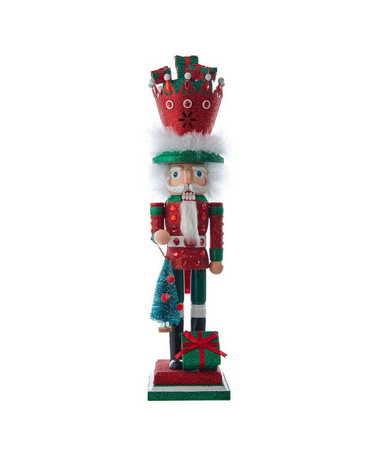 18" Hollywood Nutcrackers™ Red & Green With Presents Nutcracker