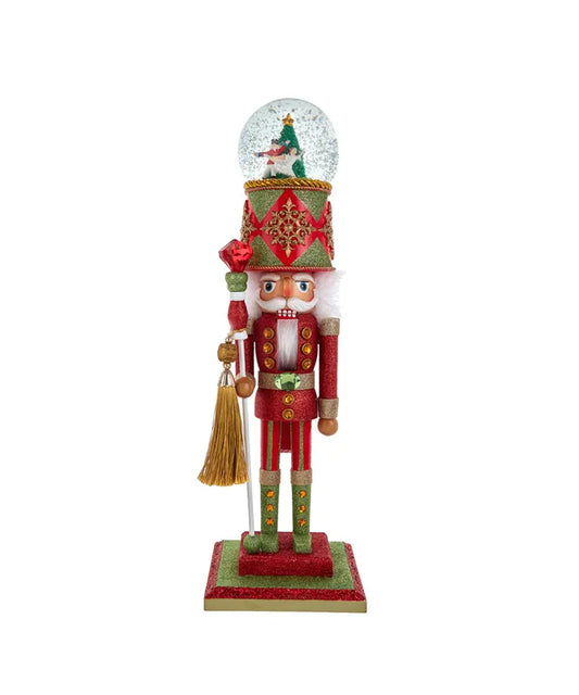 20" Hollywood Nutcrackers™ Dance Of The Sugar Plum Fairy Musical Water Globe Hat Nutcracker