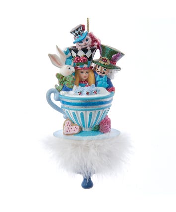 6.25" Holly Hats™ Alice & Friends Tea Party Hat Ornament