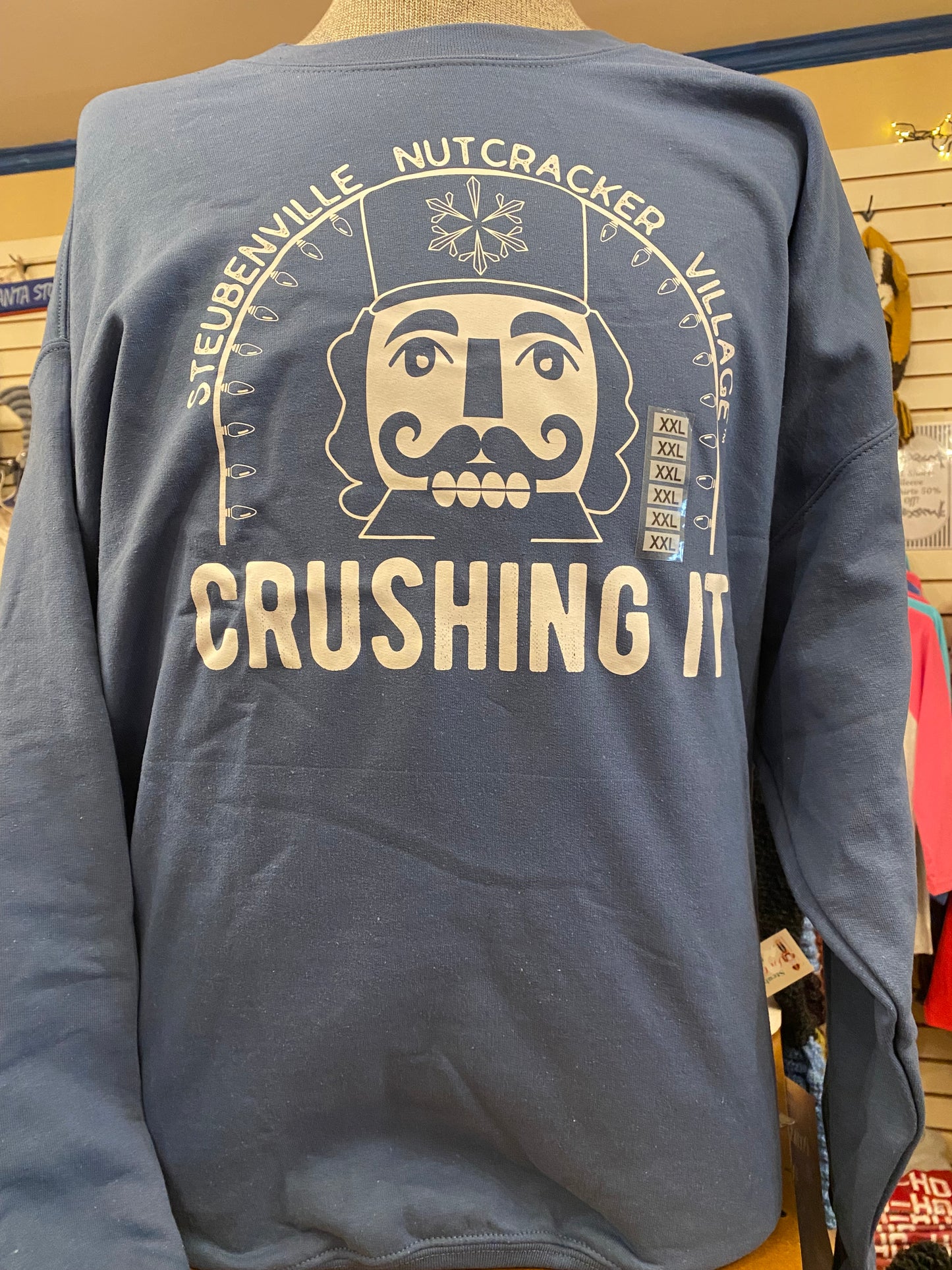 "Crushing It" Steubenville Nutcracker Village Crewneck