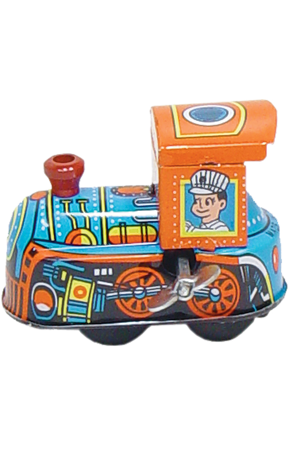 Tin wind-up mini engine