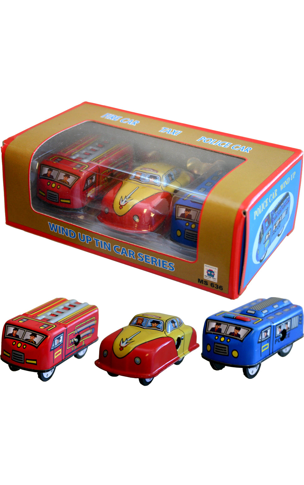 Mini Vehicles - Tin Wind Up Collection