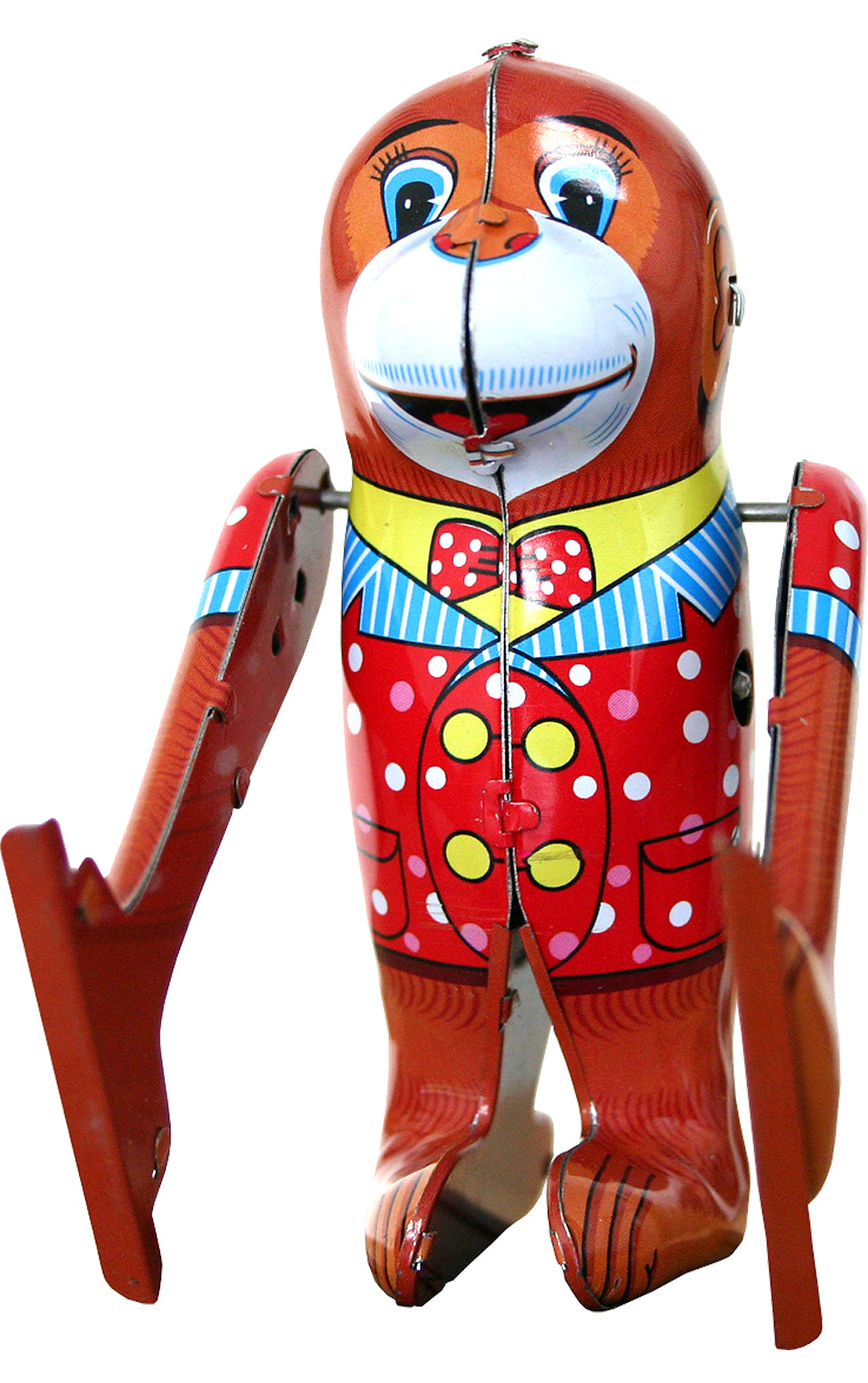 Tin Tumbling Monkey - collectible tin toy