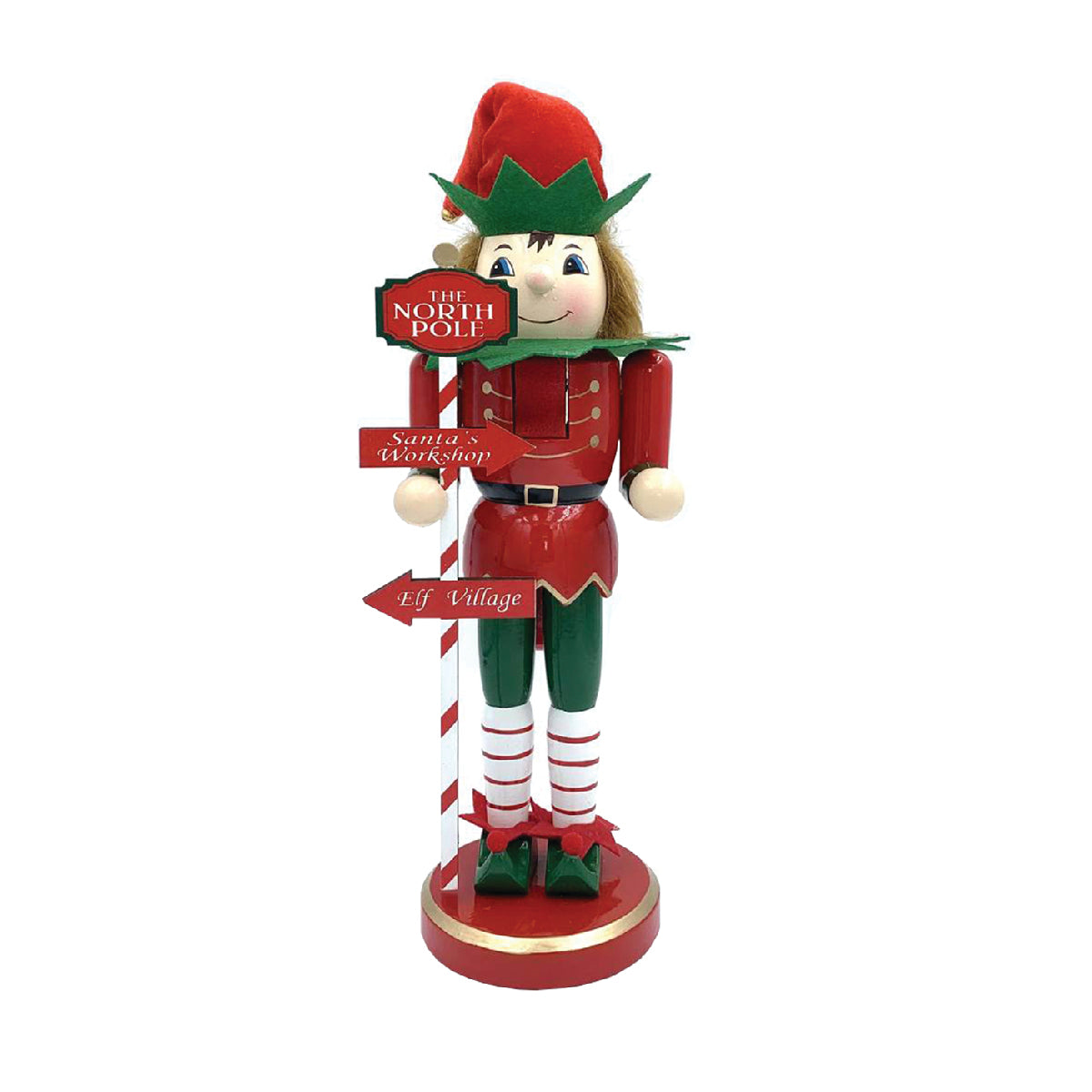 14″ North Pole Elf Nutcracker